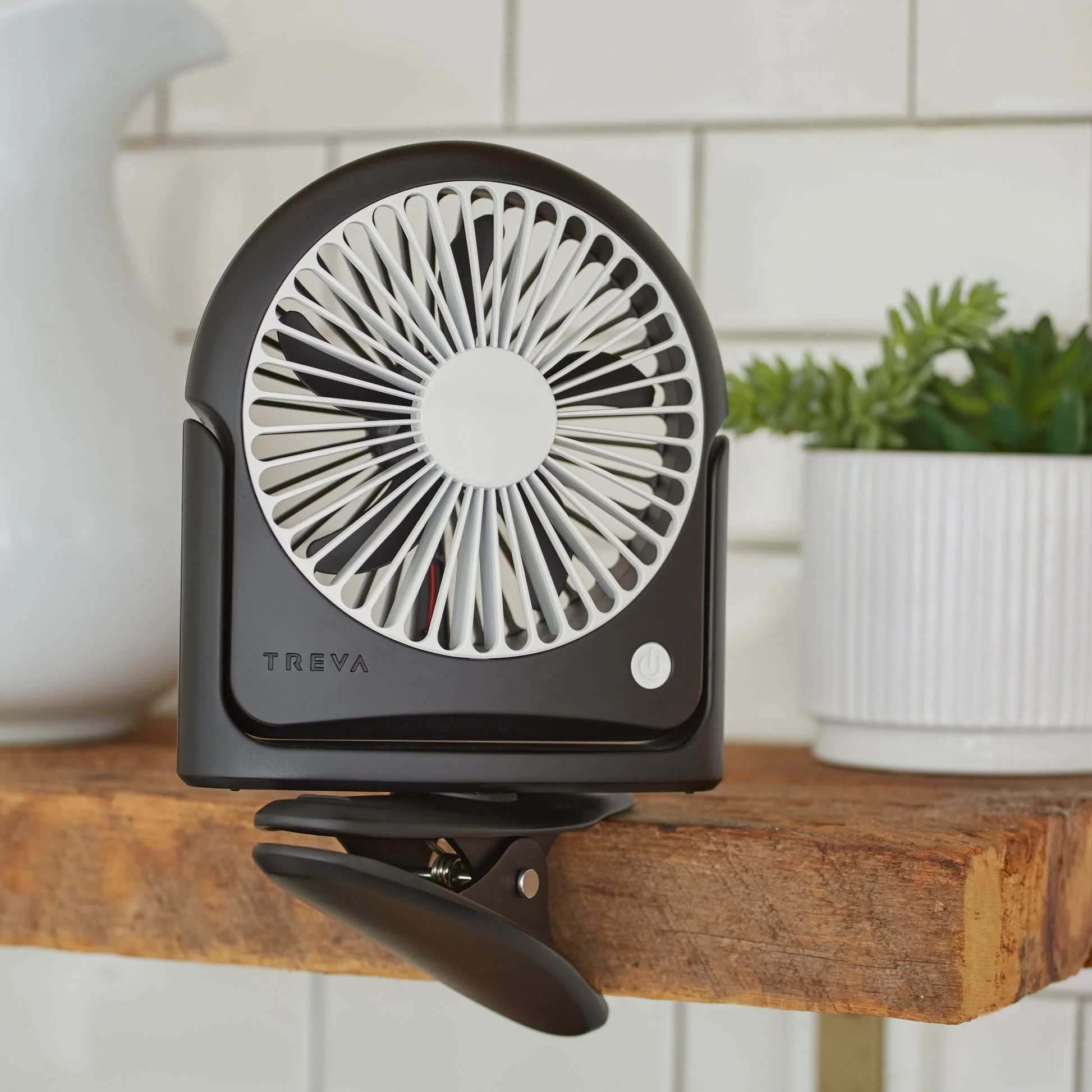 Treva 5-Inch Rechargeable Clip Fan