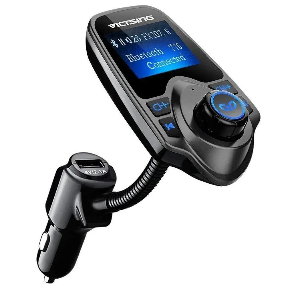 VicTsing Bluetooth FM Transmitter — Best Car FM Transmitter: 6 Bluetooth Picks Compared on the Specs That Matter (2026)