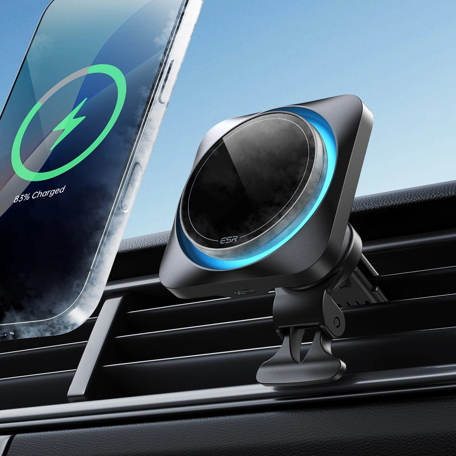 ESR Qi2 Wireless Car Charger with CryoBoost