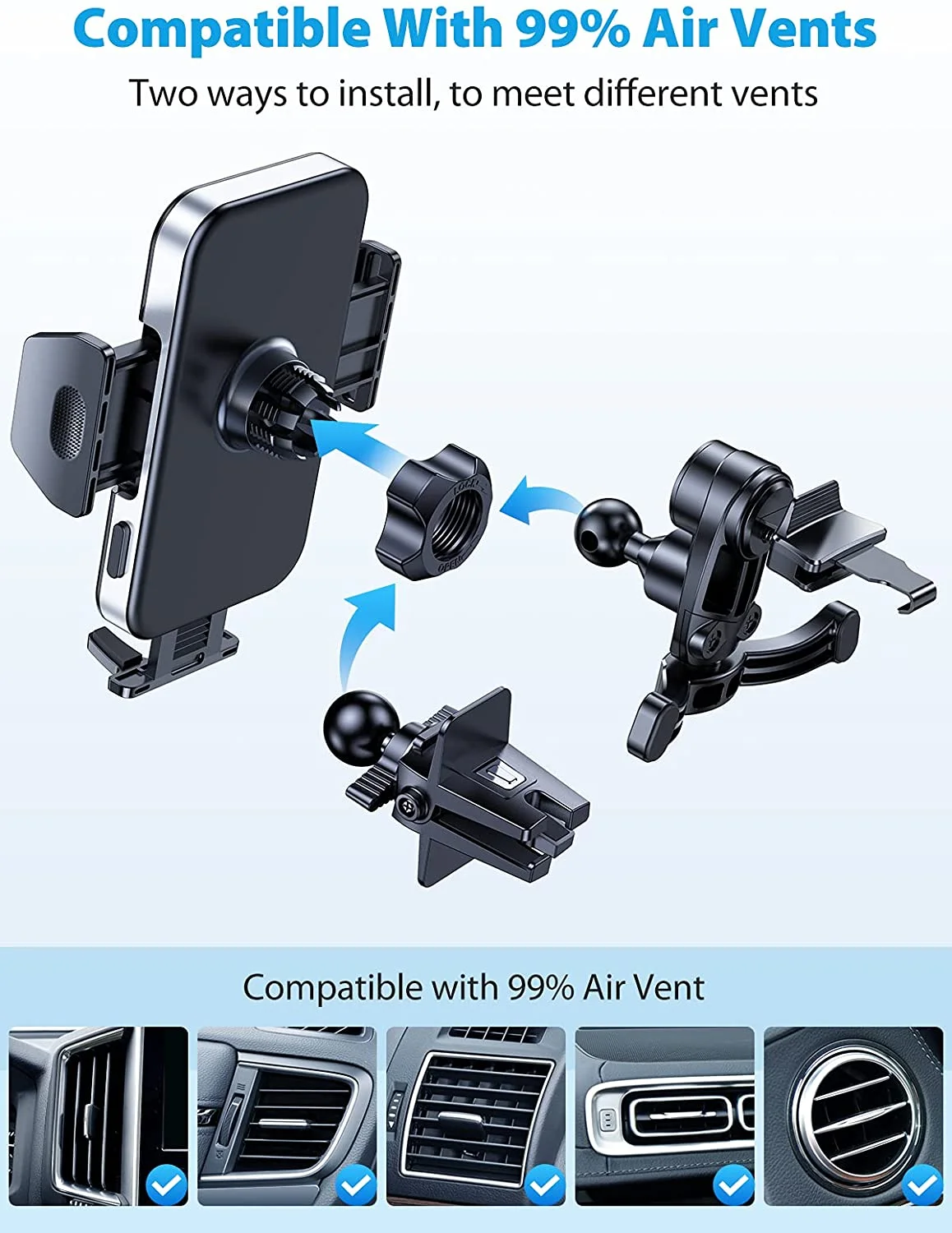 VICSEED Air Vent Car Phone Holder