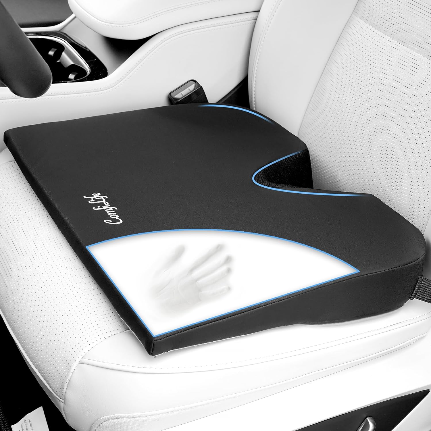 ComfiLife Premium Wedge Memory Foam Car Cushion