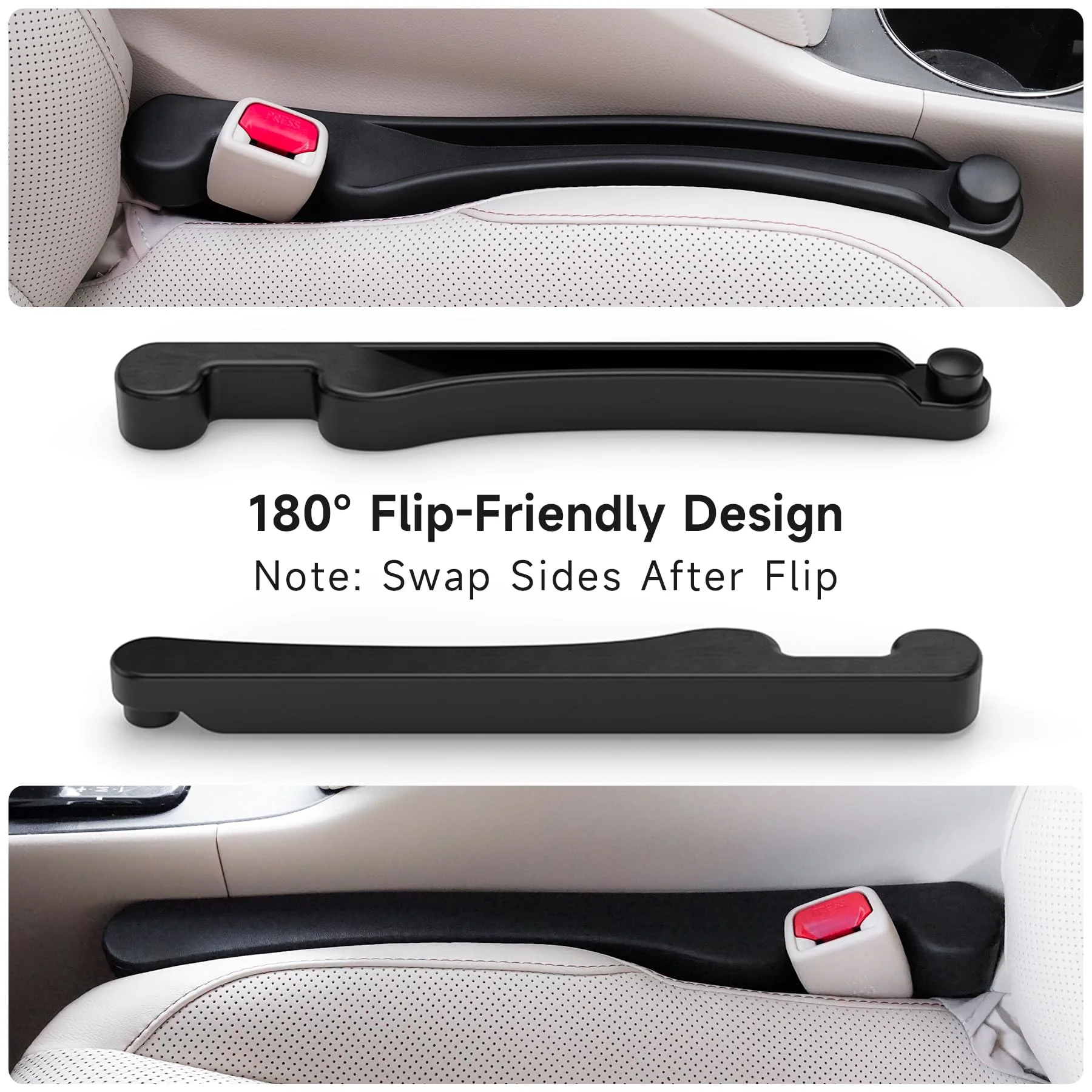 Givifive Car Seat Gap Filler Set of 2