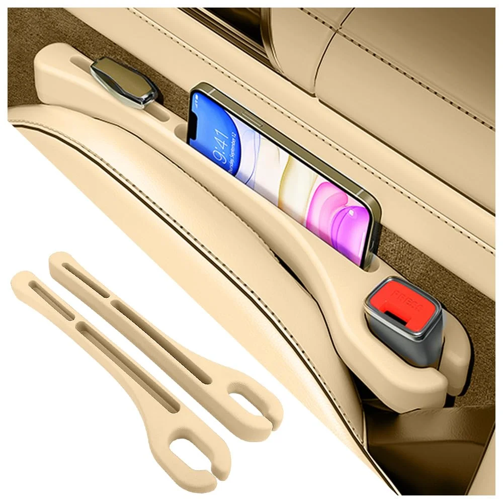SSNNUU 2PCS Car Seat Gap Filler Organizer