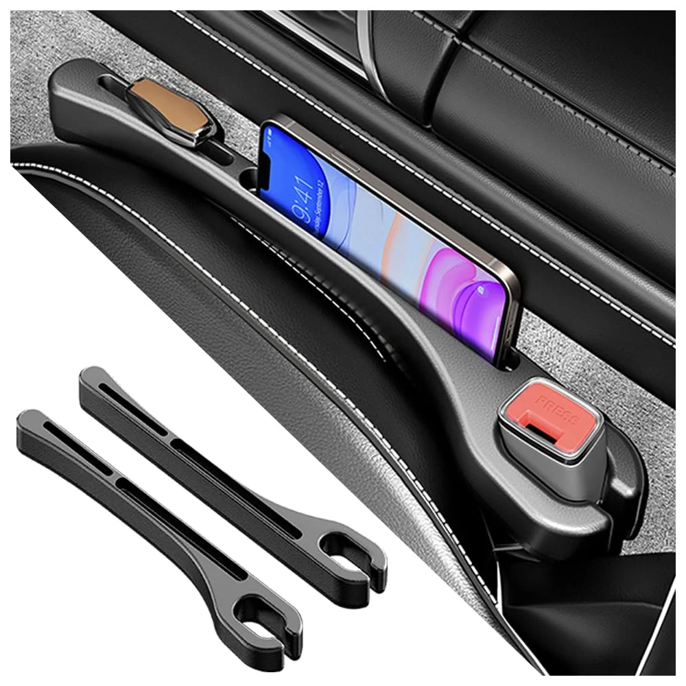 SSNNUU 2PCS Car Seat Gap Filler Organizer