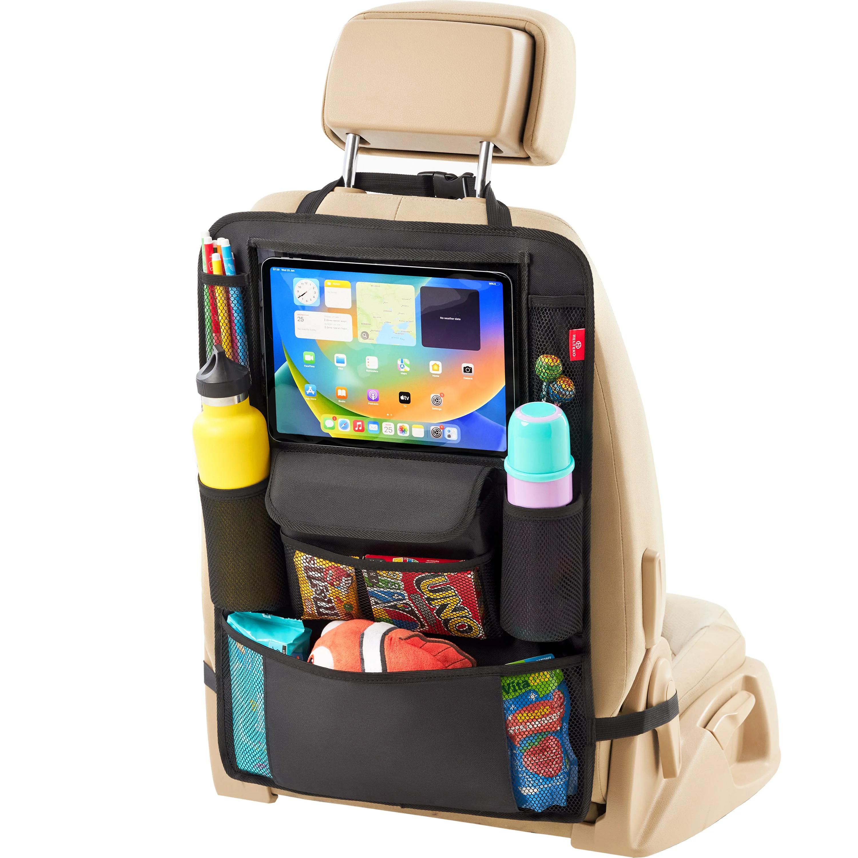Helteko Backseat Car Organizer — Best Car Seat Back Organizers for Road Trips (2026)
