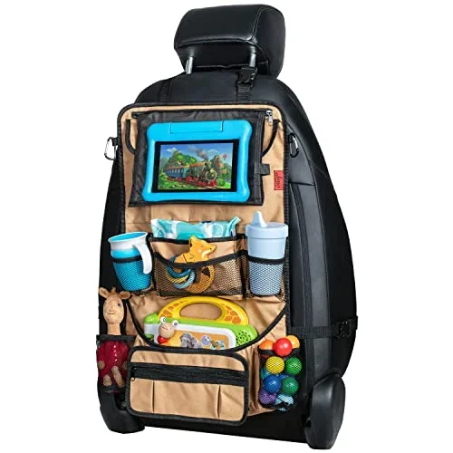 Lusso Gear Heavy Duty Back Seat Organizer — Best Car Seat Back Organizers for Road Trips (2026)