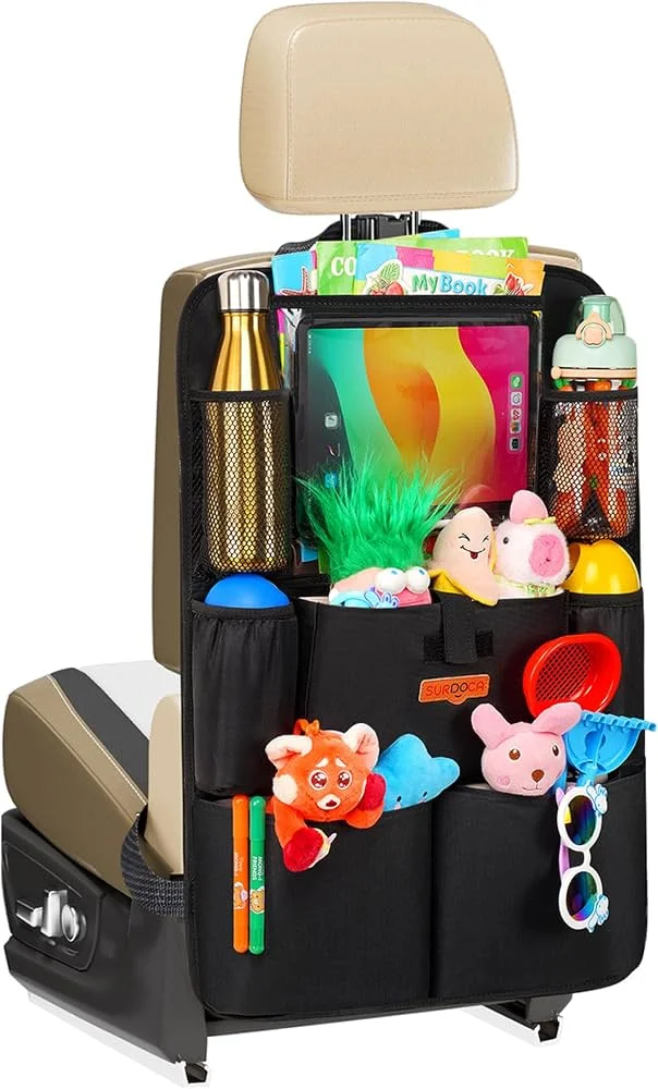 SURDOCA Car Backseat Organizer Tablet Holder — Best Car Seat Back Organizers for Road Trips (2026)