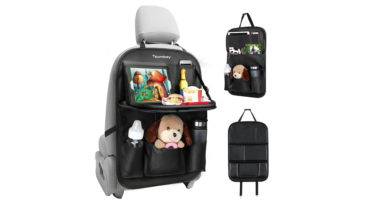 Tsumbay Car Seat Organizer — Best Car Seat Back Organizers for Road Trips (2026)