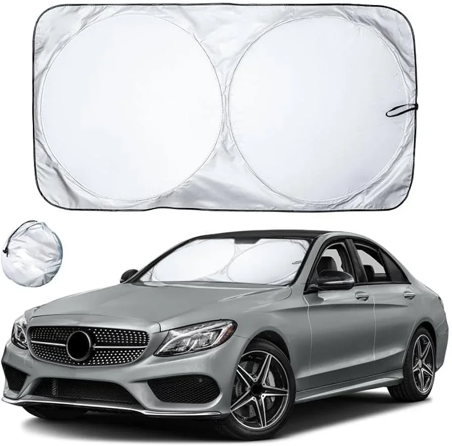 Autovir Windshield Sun Shade Foldable — Best Car Sun Shade for Windshield 2026: 6 Picks Compared