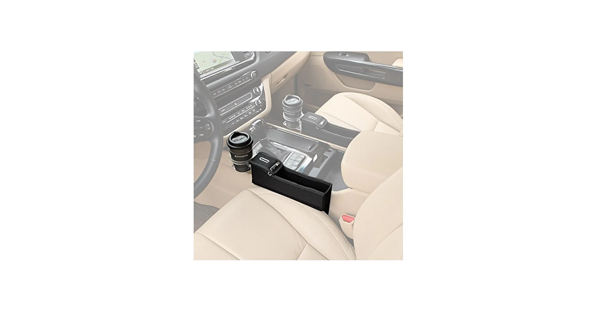 KMMOTORS Coin Side Pocket Car Trash Can