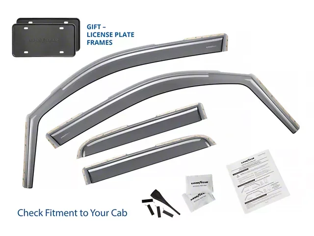 Goodyear Shatterproof In-Channel Window Deflectors