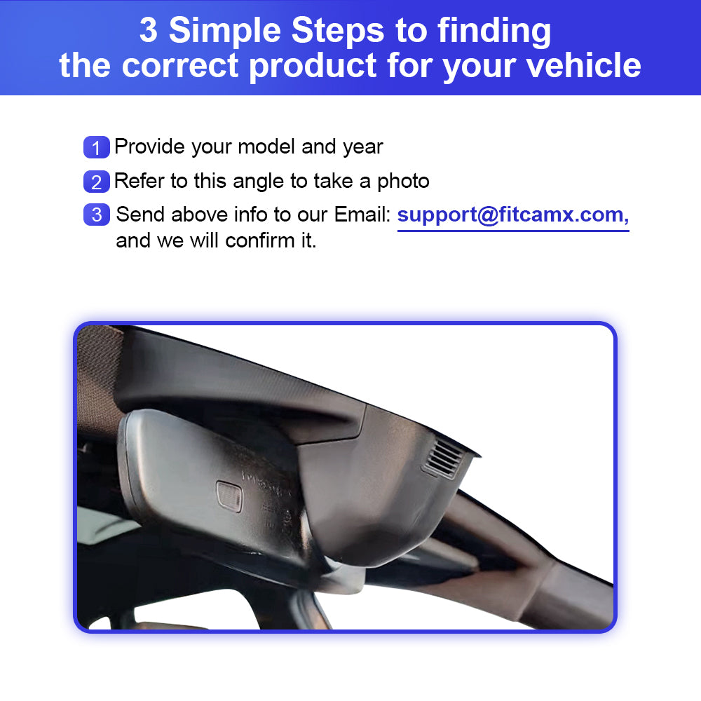 Fitcamx 4K Dash Cam for VW Atlas