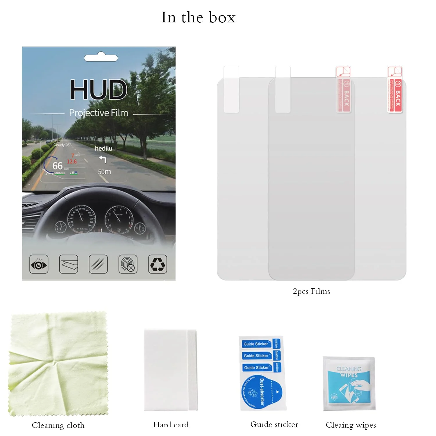 Xbes Reflective HUD Film Kit