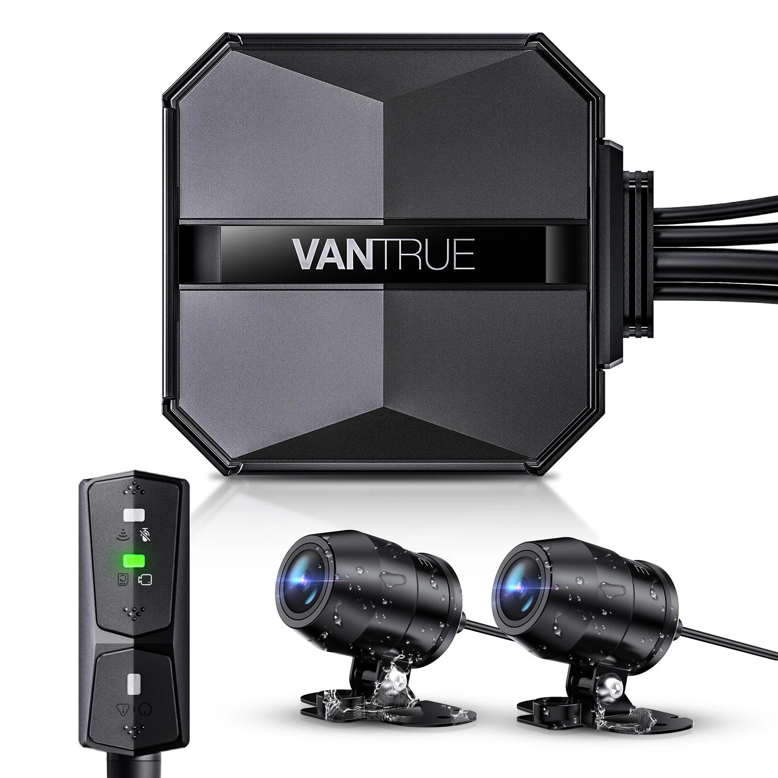 Vantrue F1 Motorcycle Dash Cam (alternate view)