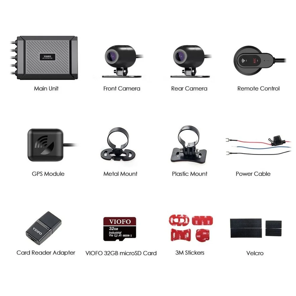 VIOFO MT1 Motorcycle Dash Cam