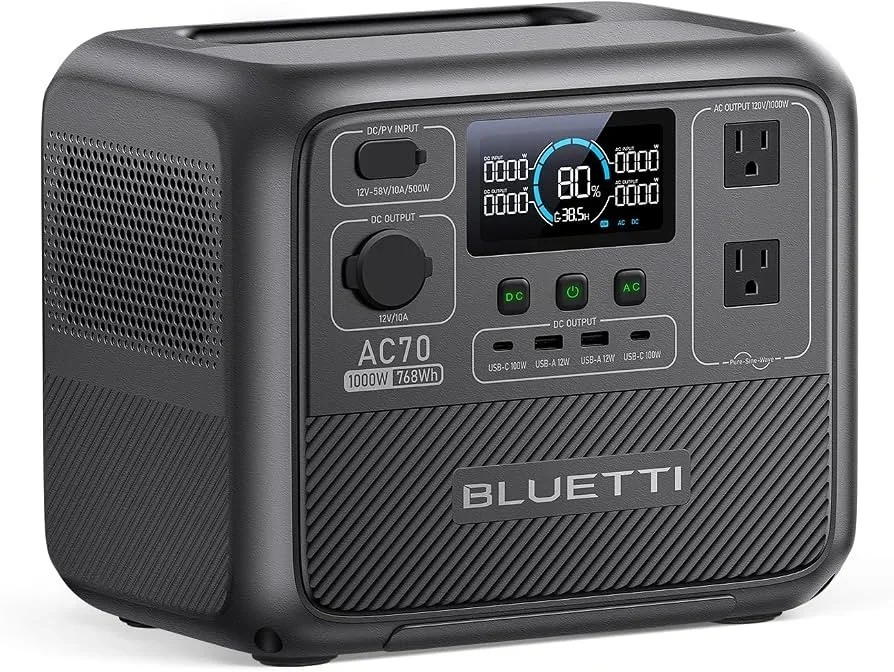 BLUETTI AC70 Portable Power Station