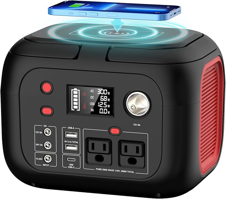 ENOFLO Portable Power Station 300W, 228Wh Solar
