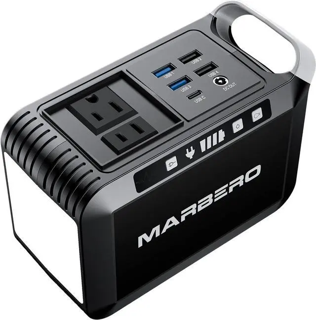 Portable Power Station 120W, Power Bank with AC