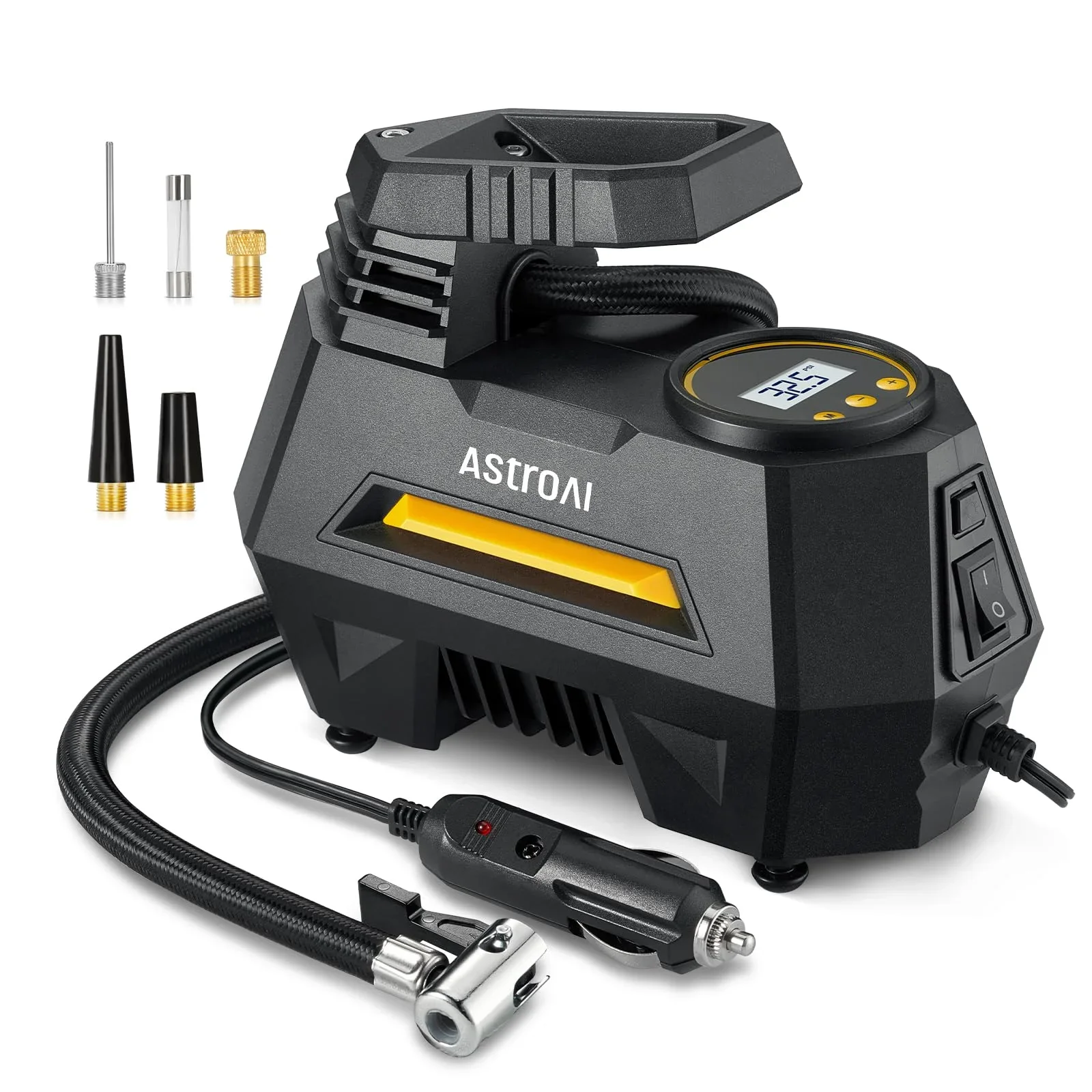 AstroAI AIRUN H Tire Inflator Portable Air Compressor — Best Portable Tire Inflator for Road Trips (2026 Buying Guide)