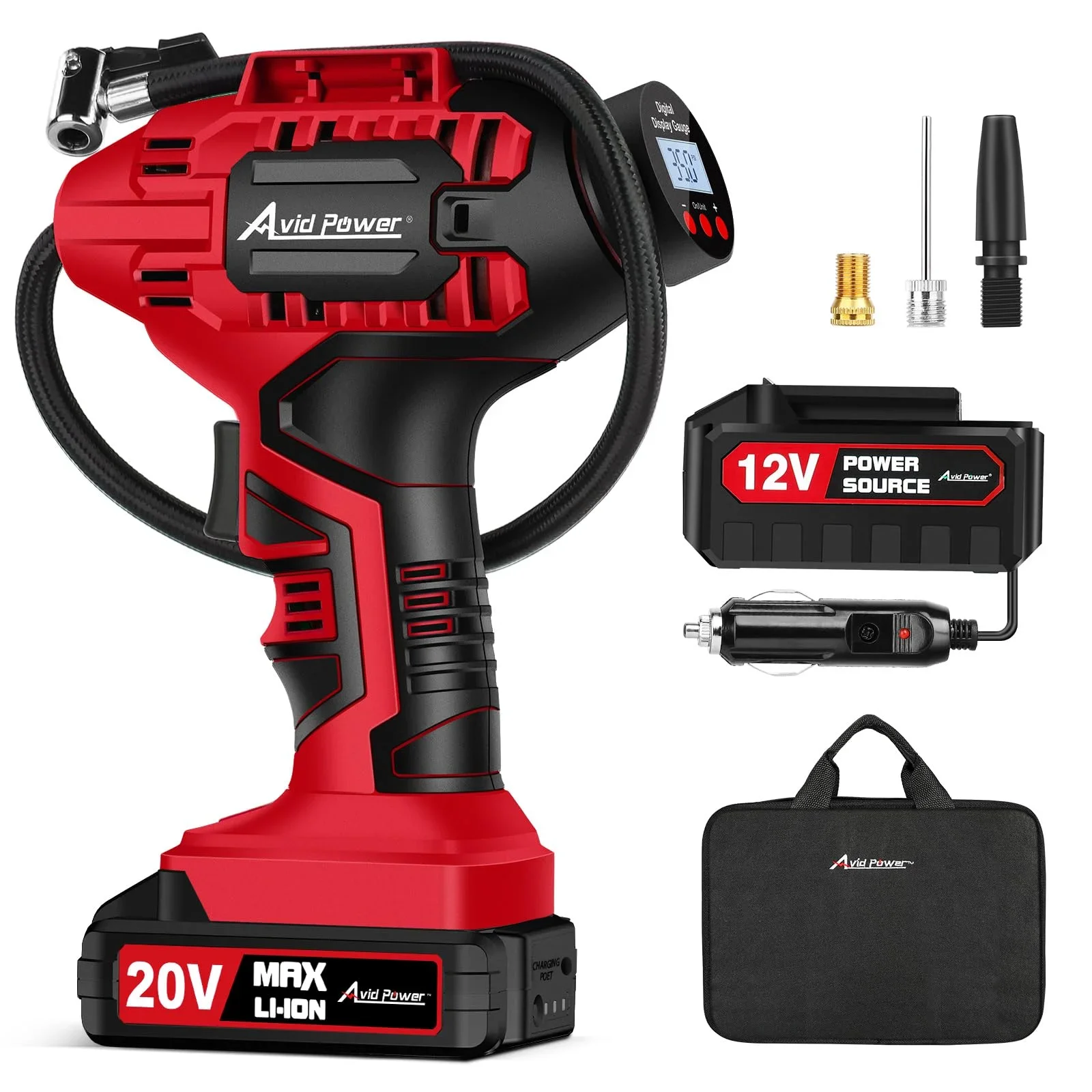 AVID POWER Tire Inflator Portable Air Compressor — Best Portable Tire Inflator for Road Trips (2026 Buying Guide)