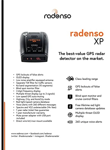 Radenso XP — Best Radar Detector: Top Picks + Buying Guide (alternate view)