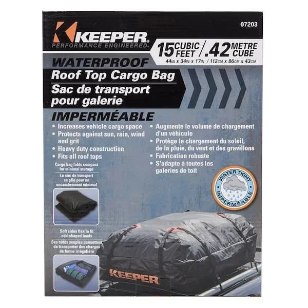 Keeper Waterproof Roof Top Cargo Bag