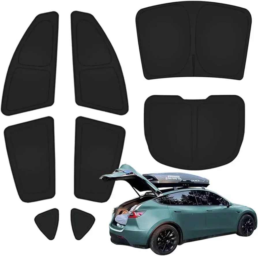 Taptes Tesla Model Y Sun Shade Set