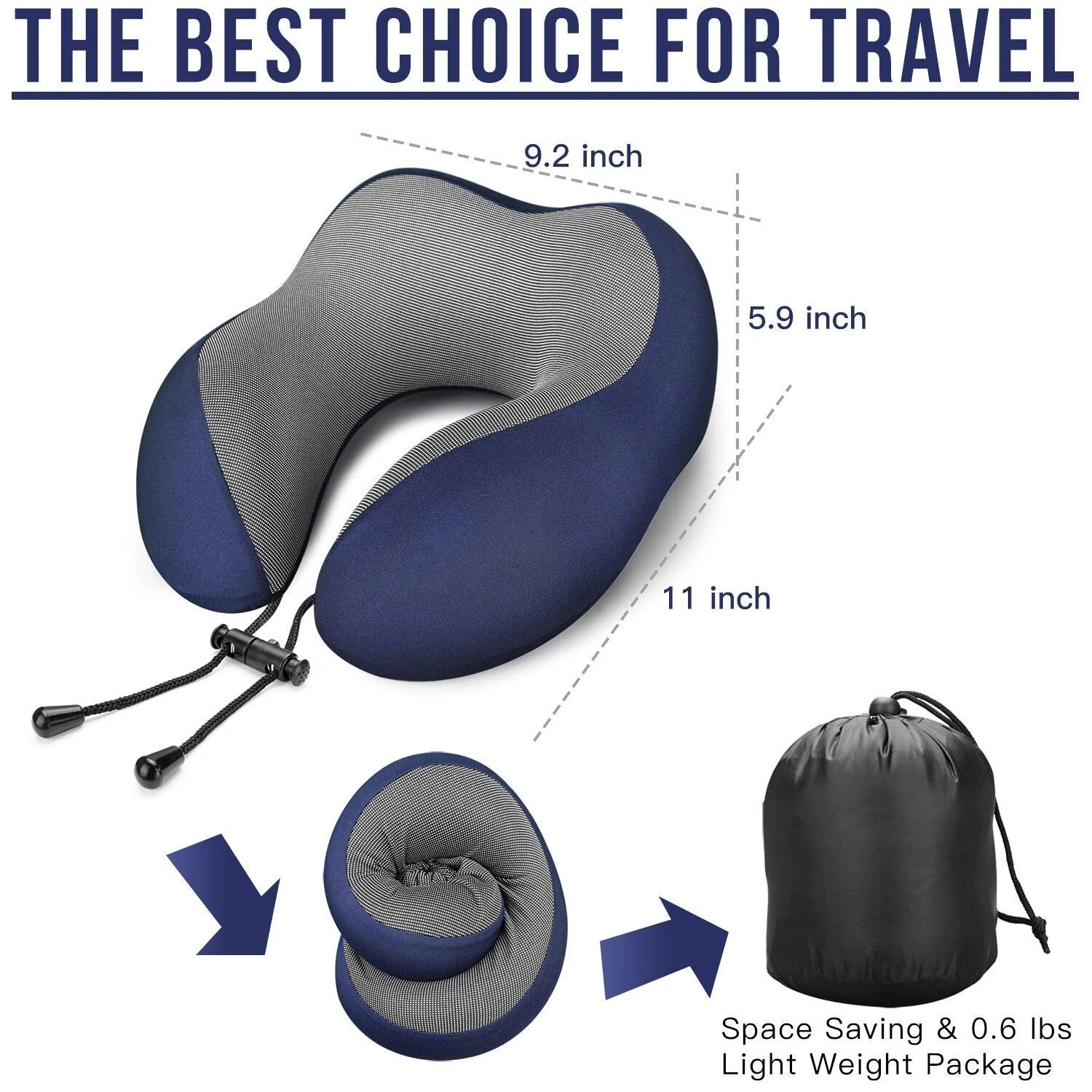 MLVOC Travel Pillow