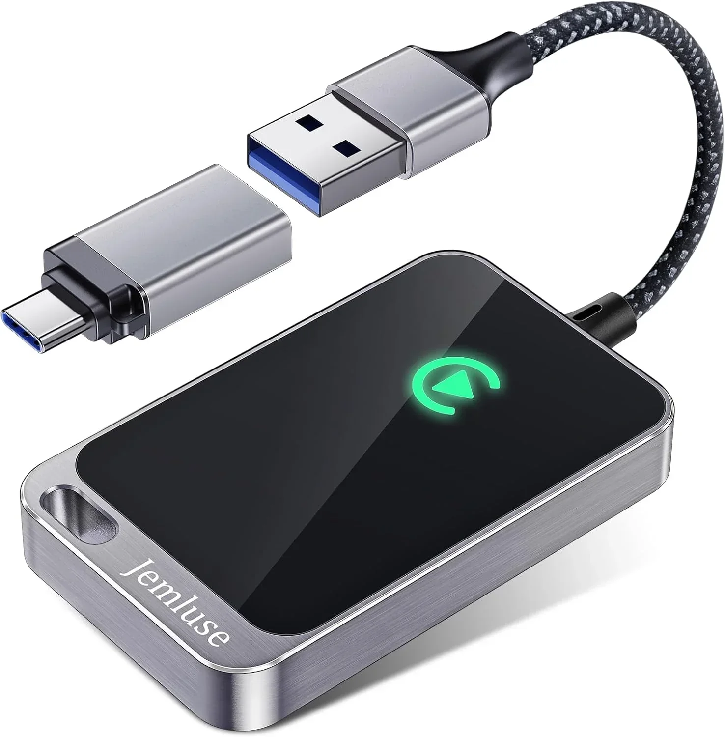 Jemluse Wireless CarPlay Adapter (alternate view)