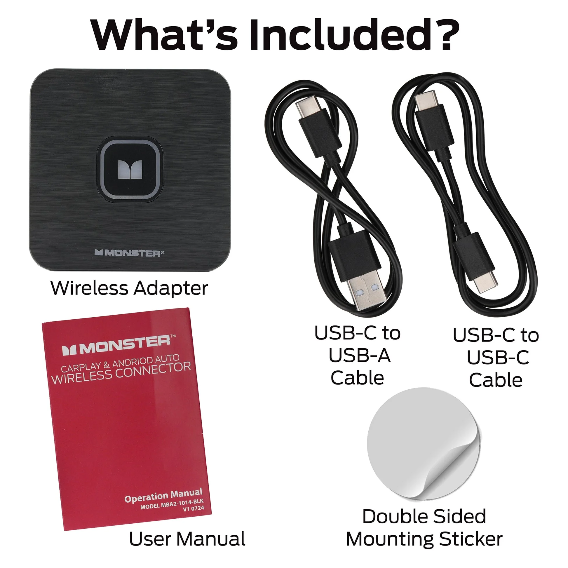 Monster Wireless CarPlay Adapter