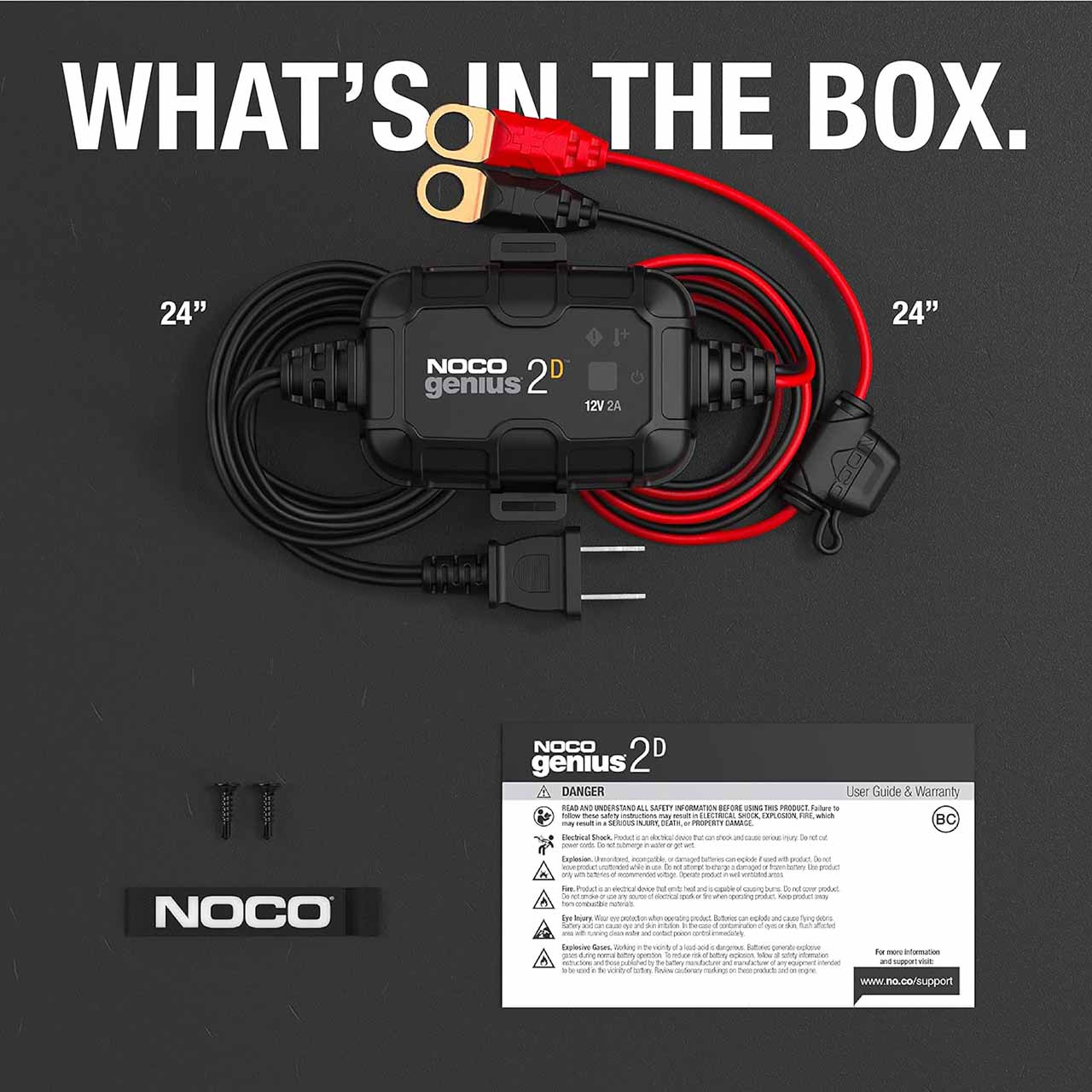 NOCO GENIUS2D Direct-Mount Charger