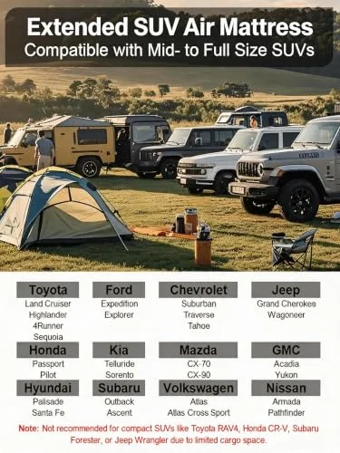 Umbrauto SUV Air Mattress — Can You Sleep in a Honda CR-V? The 73-Inch Answer