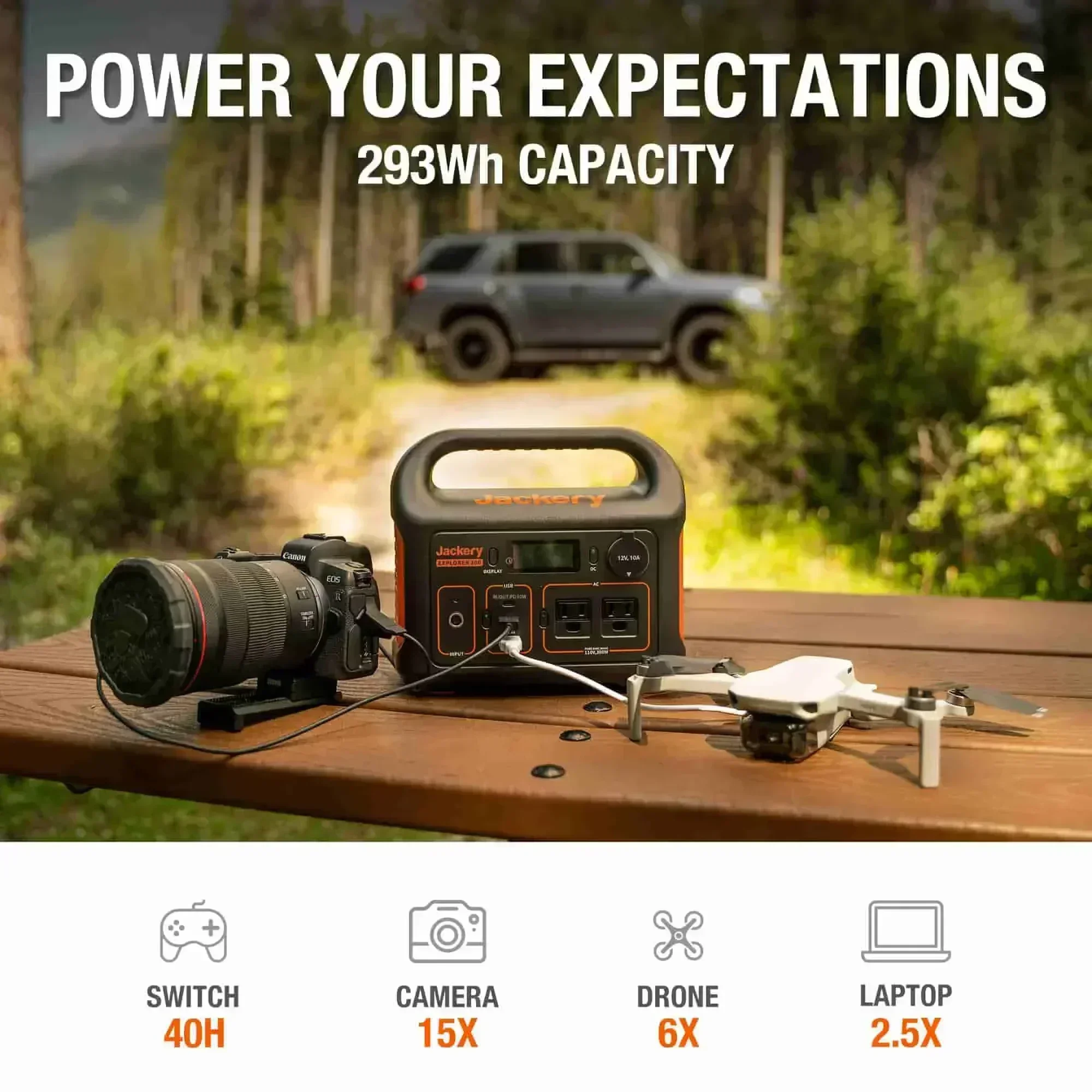 Jackery Explorer 300 — Can You Sleep in a Nissan Rogue? Honest Fit Guide
