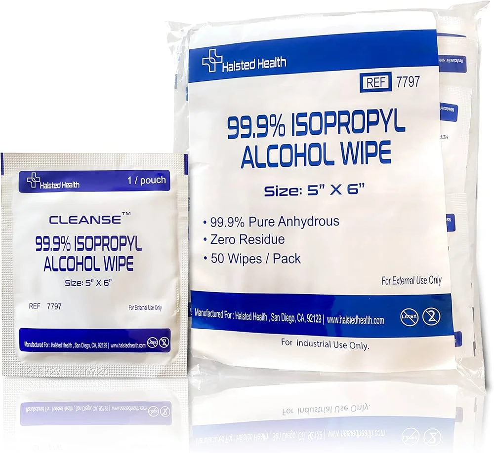 99% Isopropyl Wipes