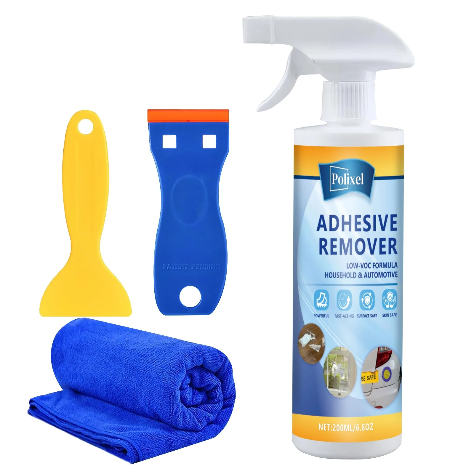 Automotive Adhesive Remover (Glass-Safe)
