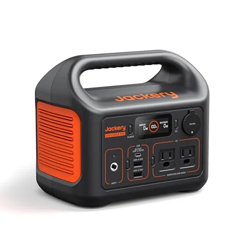Jackery Explorer 300 power station — Ford Maverick vs Hyundai Santa Cruz for Camping: The Build-Out Test (2026)