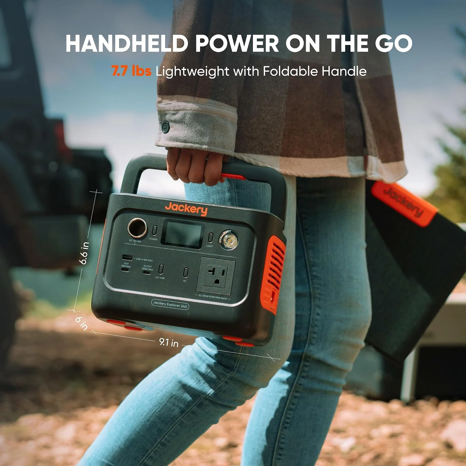 Jackery Explorer 240 v2 power station (alternate view)