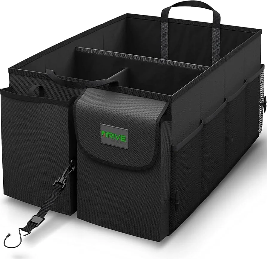 DRIVE Auto Products Collapsible Trunk Cargo Organizer — Hyundai IONIQ 5 Camping Accessories: V2L Gear