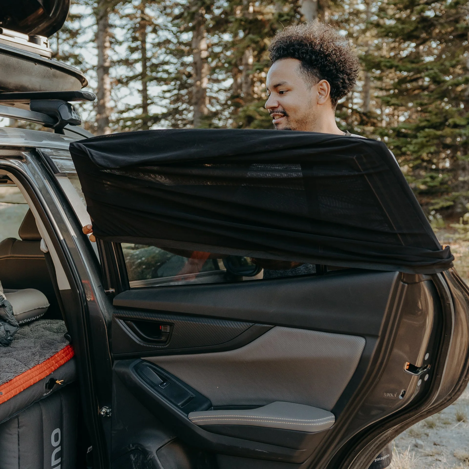 Qualizzi Stretch-to-Fit Car Window Shades — Hyundai IONIQ 5 Camping Accessories: V2L Gear