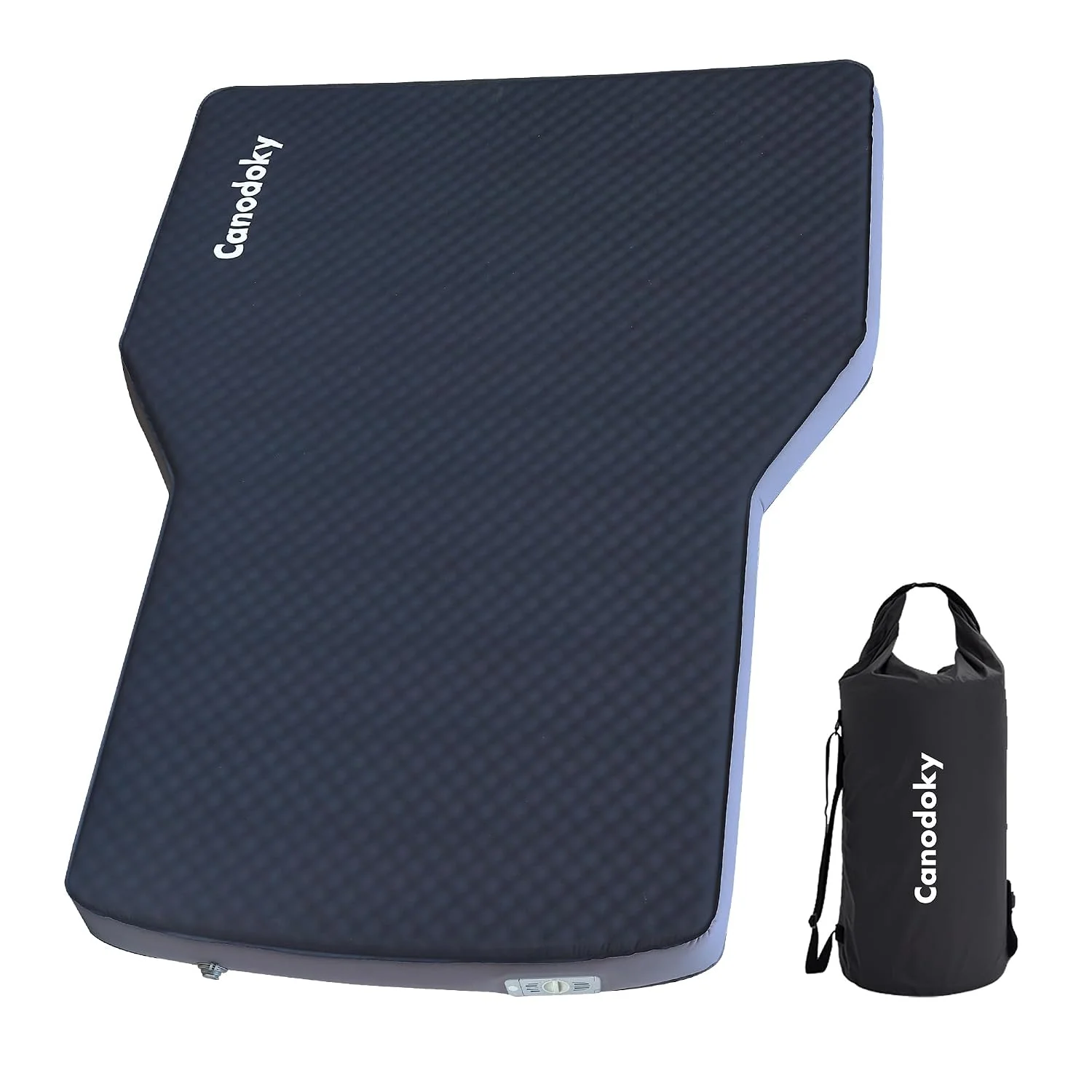 Canodoky Foam & Air SUV Mattress — Kia EV9 Camping Mode: V2L Power + Flat 2-Person Bed