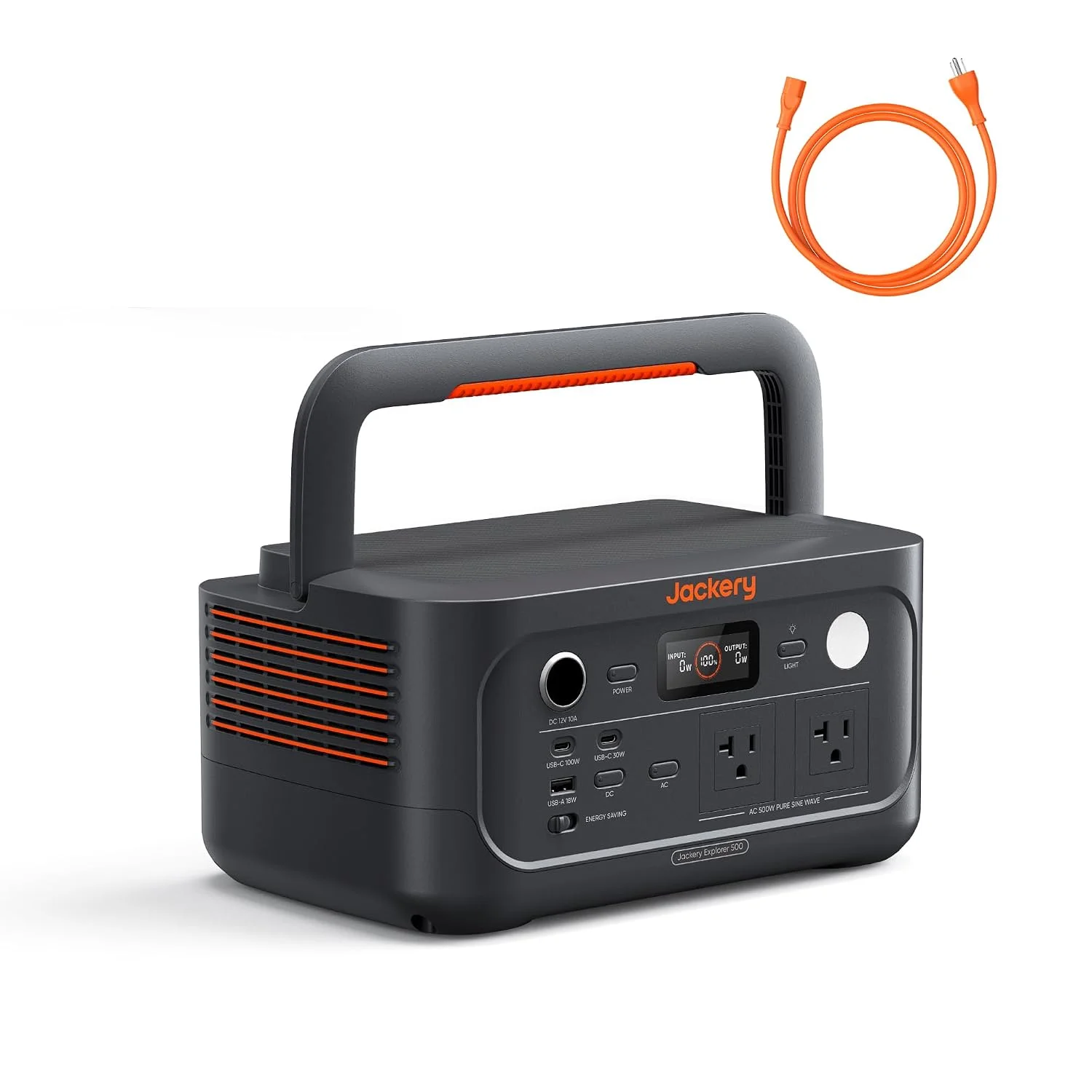 Jackery Explorer 500 v2 Portable Power Station — Kia EV9 Camping Mode: V2L Power + Flat 2-Person Bed