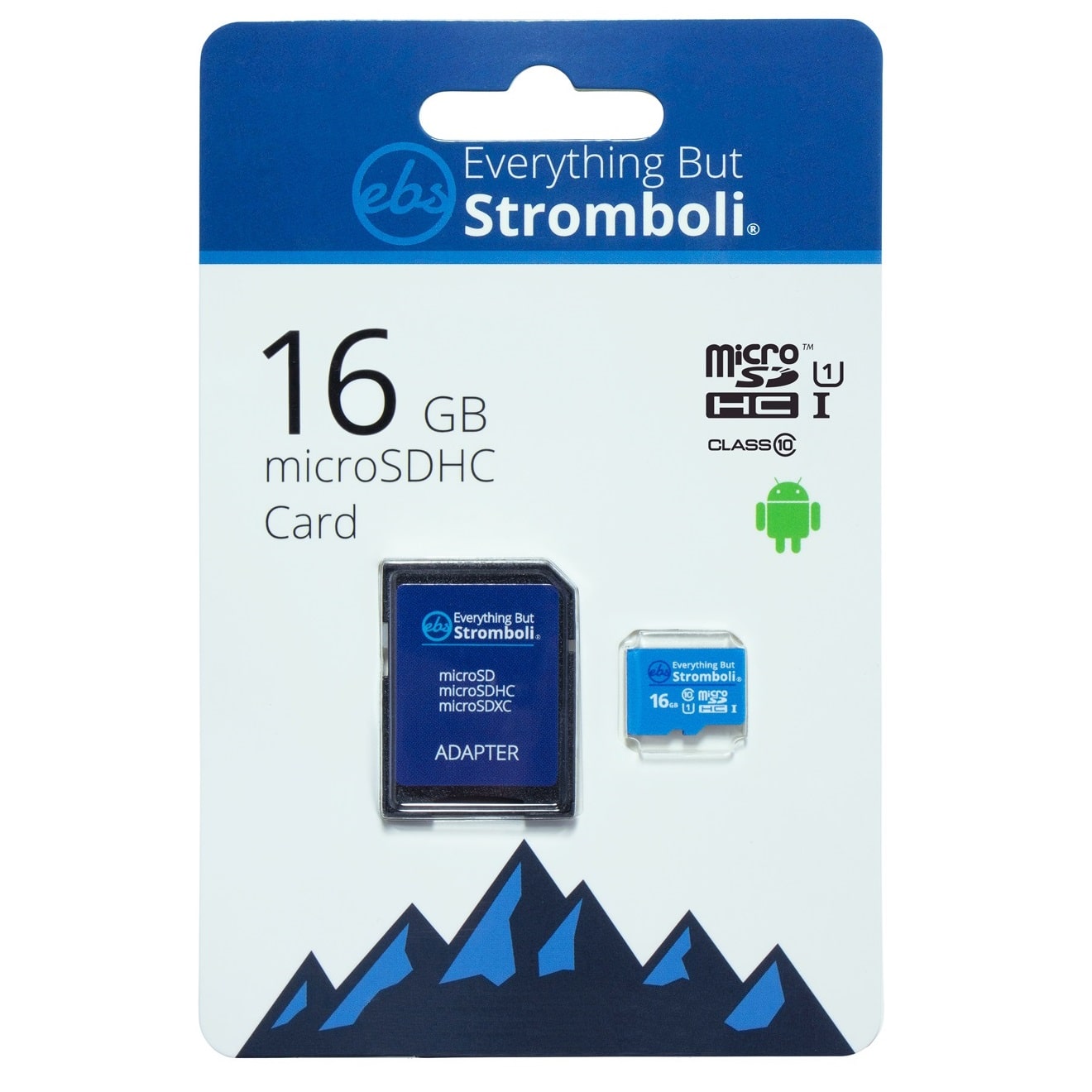 Everything But Stromboli 16GB MicroSD Memory Card w/Adapter