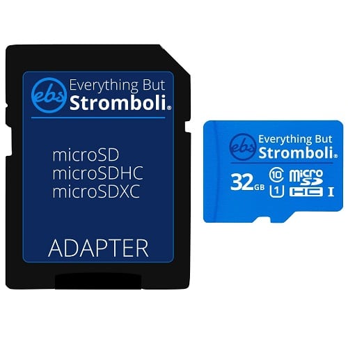 Everything But Stromboli 32GB Micro SD Memory Card w/Adapter