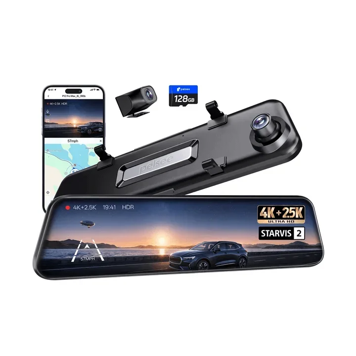 Pelsee P12 Pro 4K Mirror Dash Cam