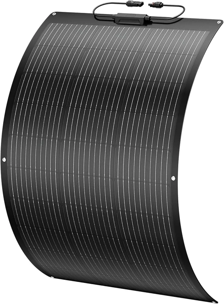 BougeRV 100W folding solar panel (alternate view)