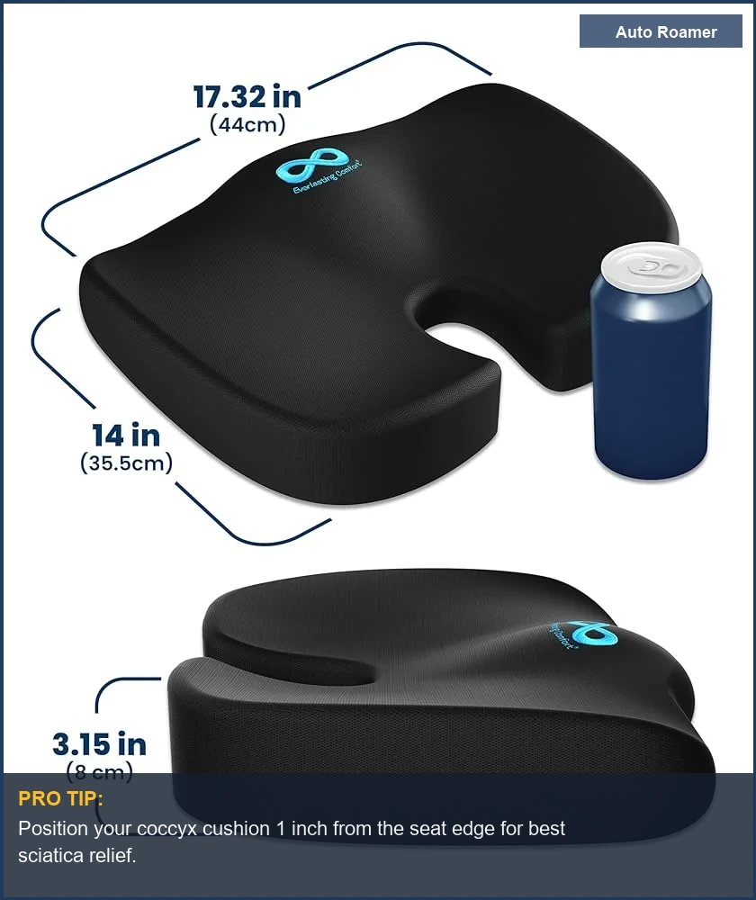 Everlasting Comfort Memory Foam Coccyx Cushion