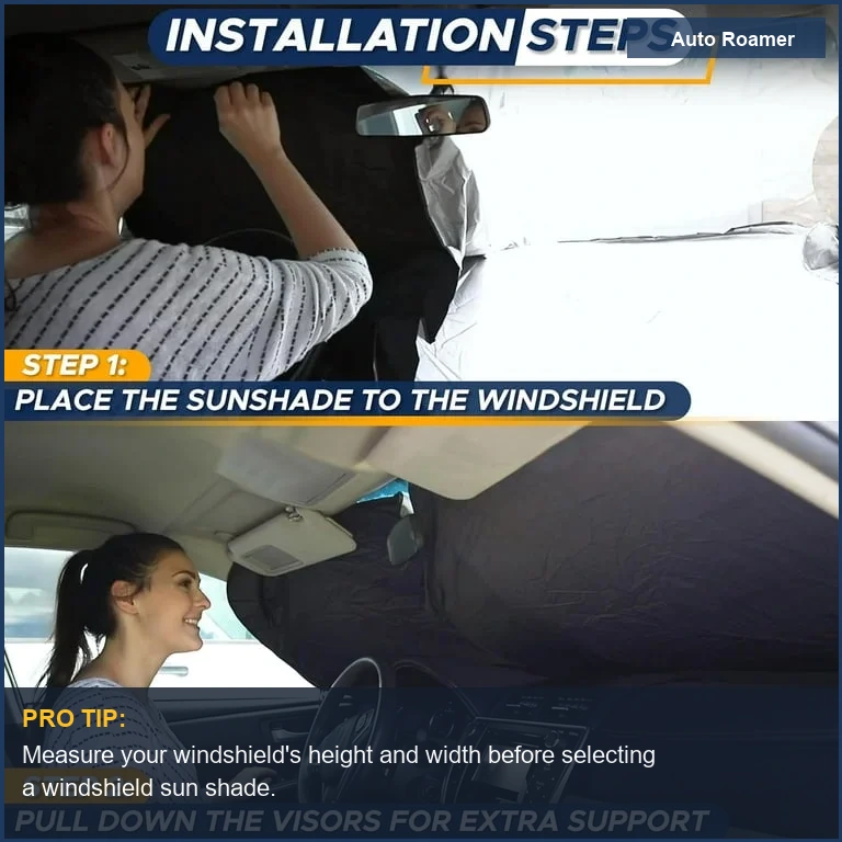 EcoNour Car Windshield Sun Shade