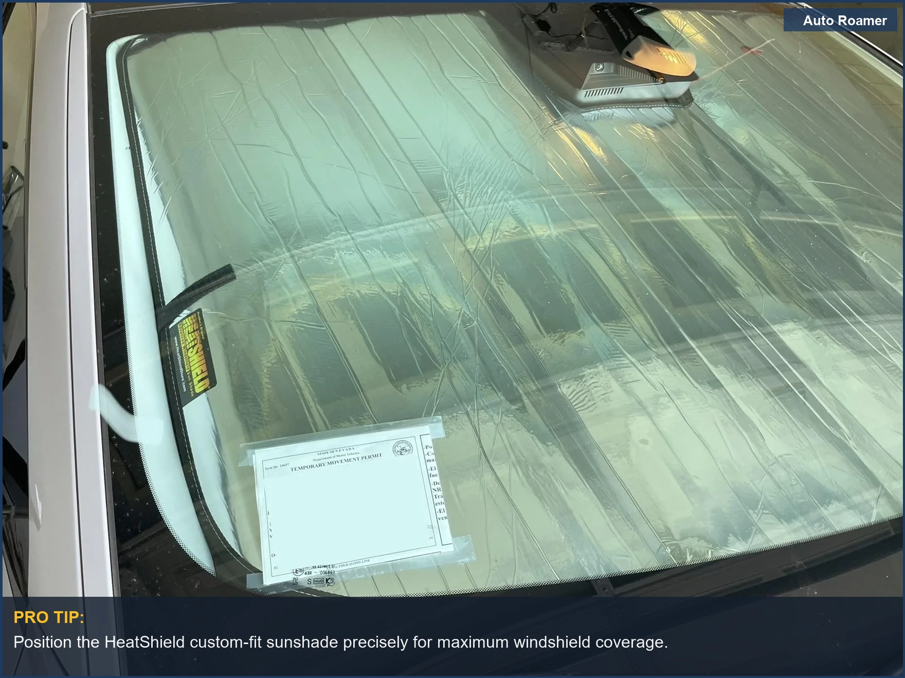 HeatShield Custom-Fit Sunshade