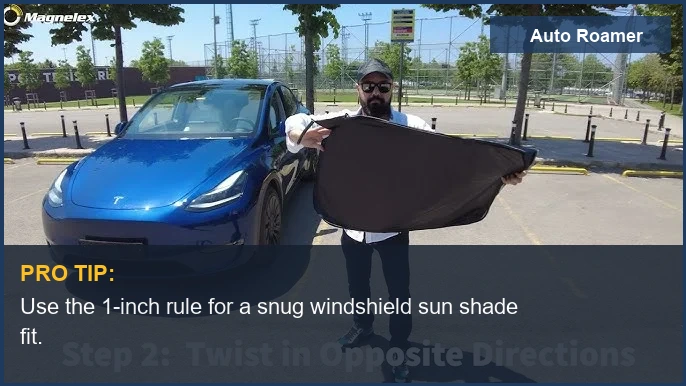 Magnelex Accordion Fold Sunshade